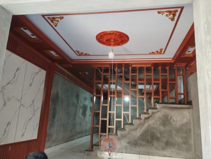 ốp trần tường nhựa vân gỗ