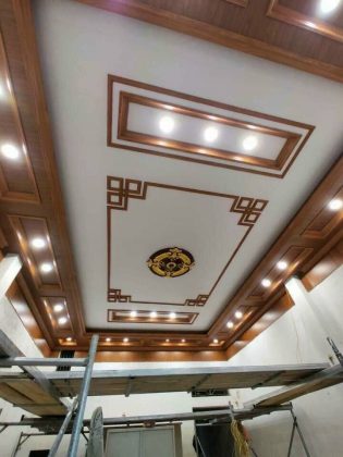 ốp Trần nhựa vân gỗ