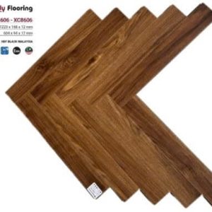 Sàn gỗ xương cá cốt xanh