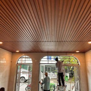 ỐP trần hiên gỗ nhựa ngoài trời