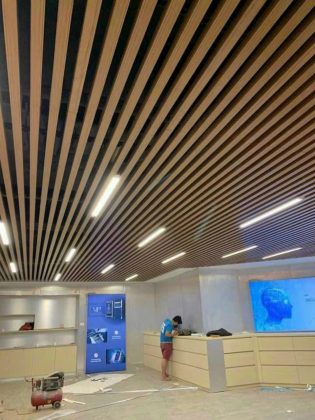 ỐP trần hiên gỗ nhựa ngoài trời