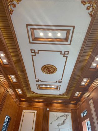 Trần nhựa giật 2 cấp