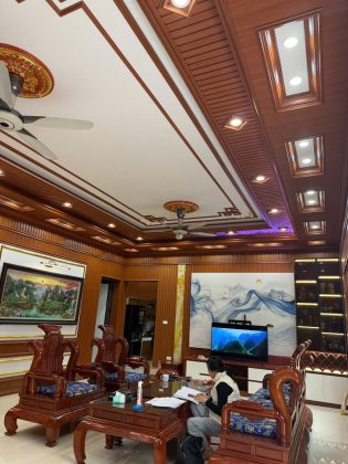 Trần nhựa giật 2 cấp