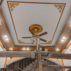 Trần nhựa giật 2 cấp